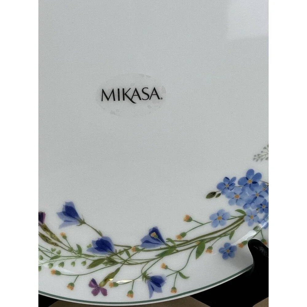 2 NWT Mikasa Spring Floral Quinn House of Turnoursky Dinner Plate 11” Bone China